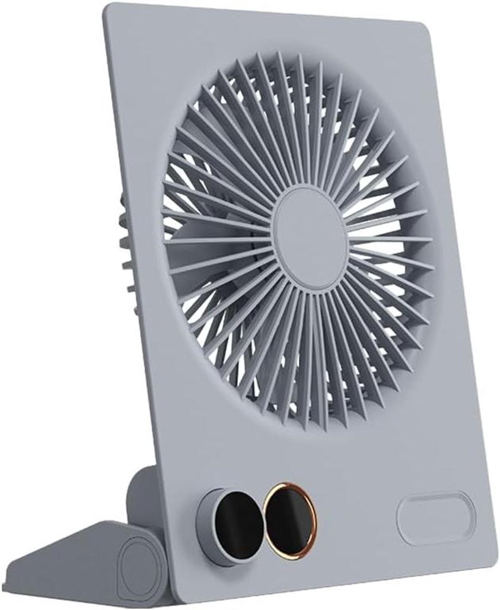 Mini Tafelfan - Ventilator USB - Persoonlijke Koeling - Afstandsbediening - 20 cm Hoog - Wit
