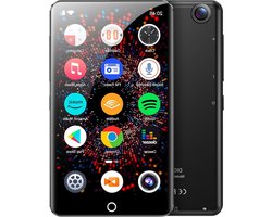 80GB MP3 Player with Bluetooth and WiFi, 4.02 Inch Touch Screen Android Player with Camera, Spotify, Audible, Amazon Music, Deezer, HiFi Music and Speaker, FM Radio