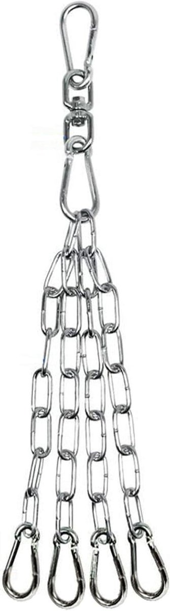 Bokszakketting - Hangketting Bokszak - Kracht Training - 360 Graden Rotatie - 13x10x3.5cm - Zilver