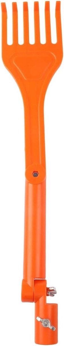 Dakgoot Harken - Mini Schraper - Tuinonderhoud - Verstelbare Kop - 27 cm - Oranje