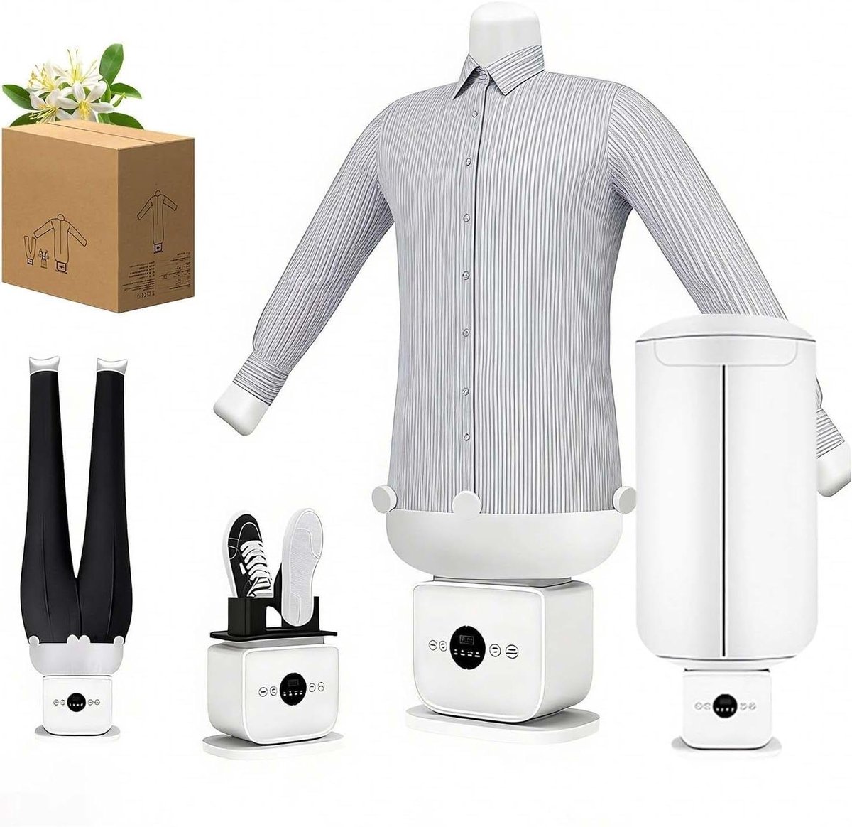 Automatische Strijkmachine - Kledingstomer Strijkijzer - Snel Kleding Strijken - Handsfree Werking - XXXL - One Color