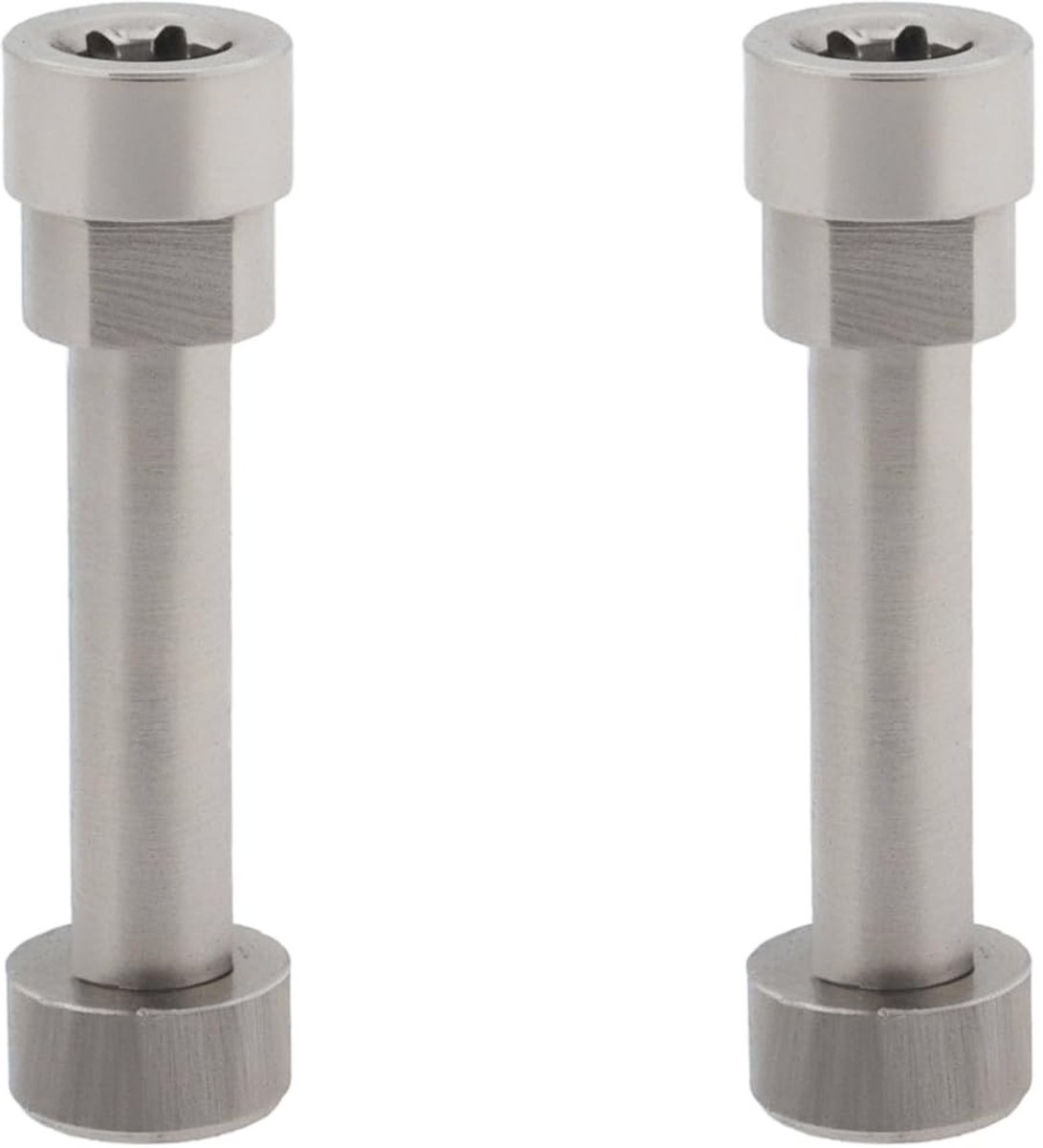 Dailygoods- Scharnier Reparatie Onderdelen - Metalen Scharnierboor - 2 x Schroef - Roestvrij Staal - 15,5 mm Lang - Compatibel met B-ose QC35 - Hoofdtelefoononderdelen