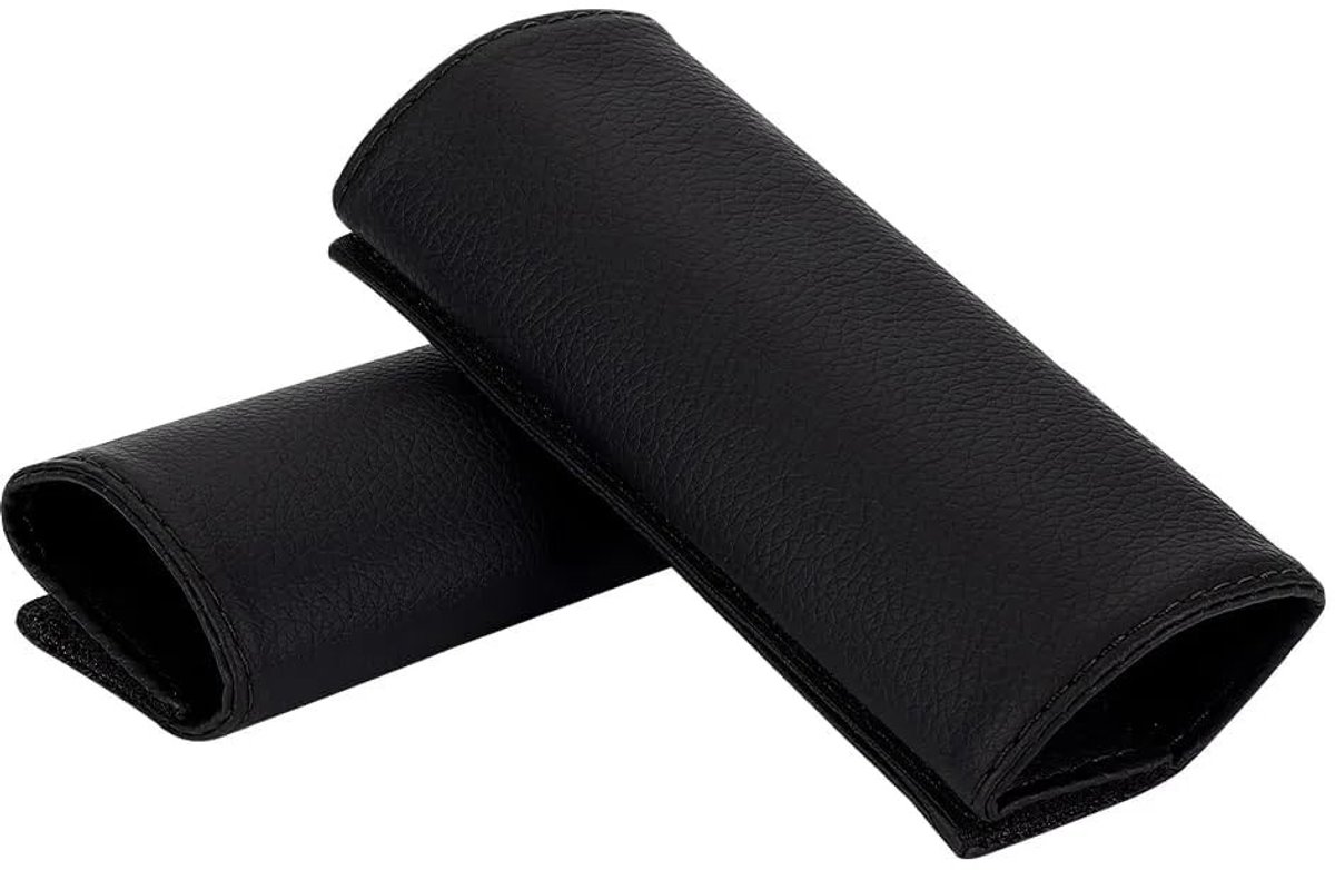 Dailygoods- Deurklink Cover - Auto Handgreep Afdekking - Beschermende Decorafdekking - Interieur Accessoires - 2 Stuks - Leer