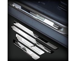 4Pcs Stainless Steel Door Sill for BYD Seal U DM-i 2024 2025 2026, Threshold Protector Anti-Scratch Trim Strip Durable Car Accessories Kit