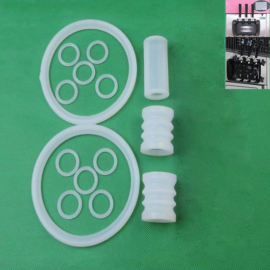 Dailygoods- Afdichtingsring Set - 10x Kleine O-Ringen - 2x Grote O-Ringen - Duurzaam Voedselkwaliteit - Geschikt voor IJs Machines - Vervangend Onderdeel - O-ring van Dailygoods — afbeelding 4