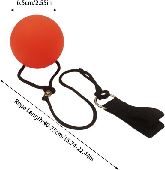 Oefen Swing Bal - Fitness Bal - Arm Mobiliteit Verbeteren - Verdikt Touw Ontwerp - 6.5 cm Bal - Enkele Kleur — afbeelding 5