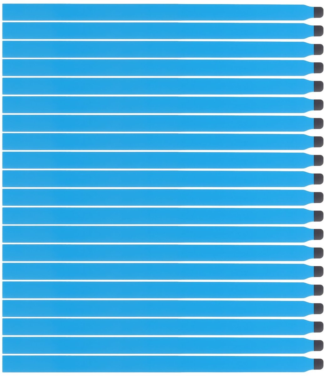 Dailygoods- Reparatietape 20 Stuks - Dubbelzijdige Plakband - Lichte Stretch Tape - Silicone - Blauw - Sterke Hechting