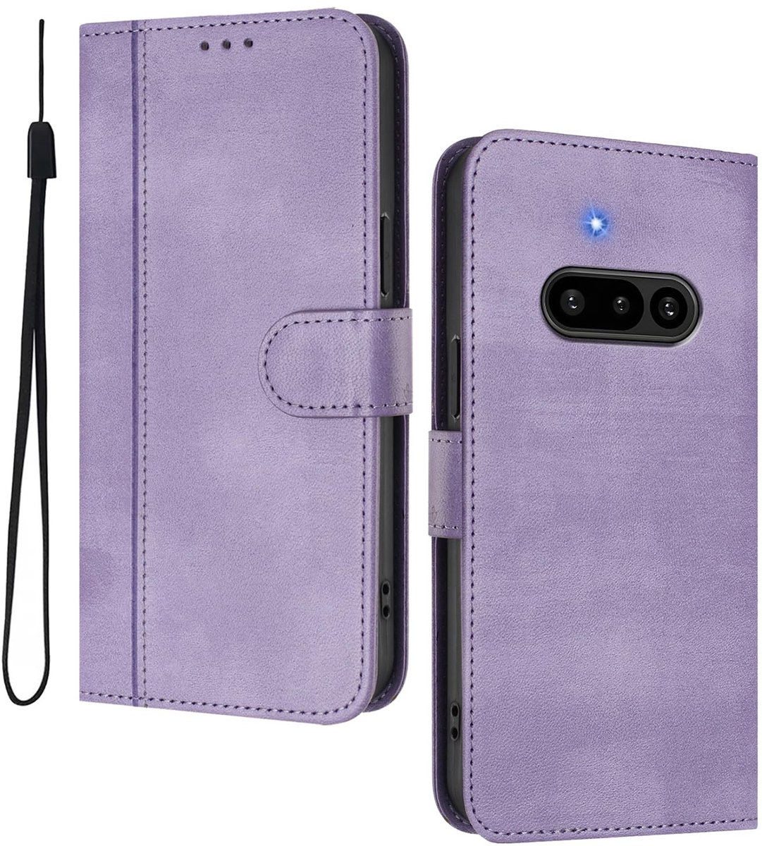 Dailygoods- Portemonnee Hoesje Luxe - Flip Cover met Magneet - Schokabsorberend - Kaartvakken - 360° Randbescherming - Echt Leer - Telefoonhoesje