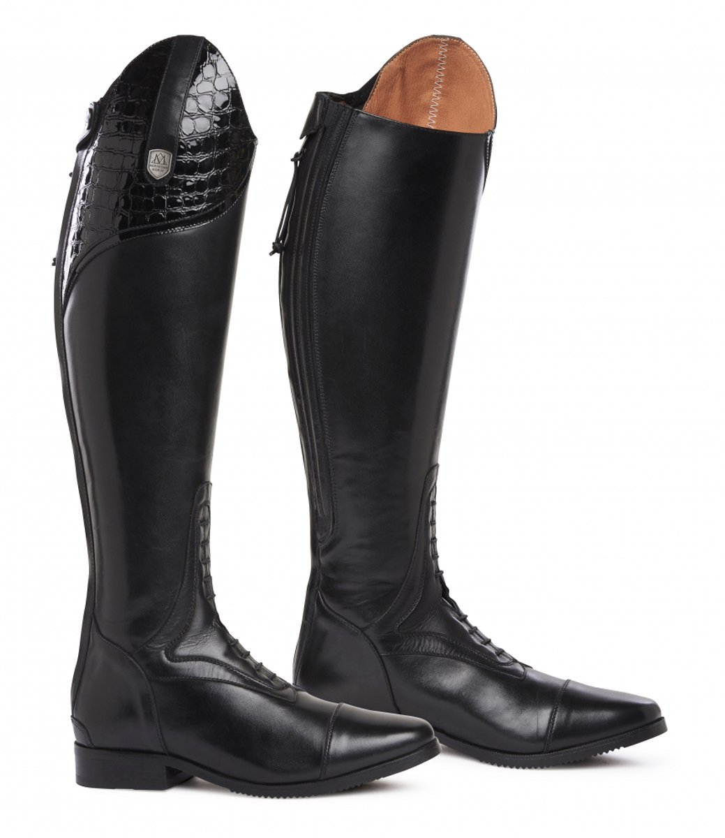 Mountain Horse Sovereign Lux rijlaarzen - Zwart Regular/Wide 38