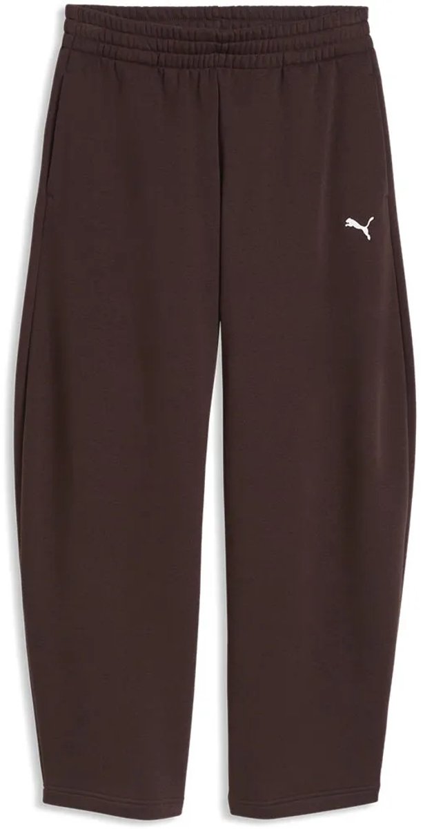 Puma Essential Relaxed Barrel Leg Trainingsbroek XL Vrouw Chocolate Fondue