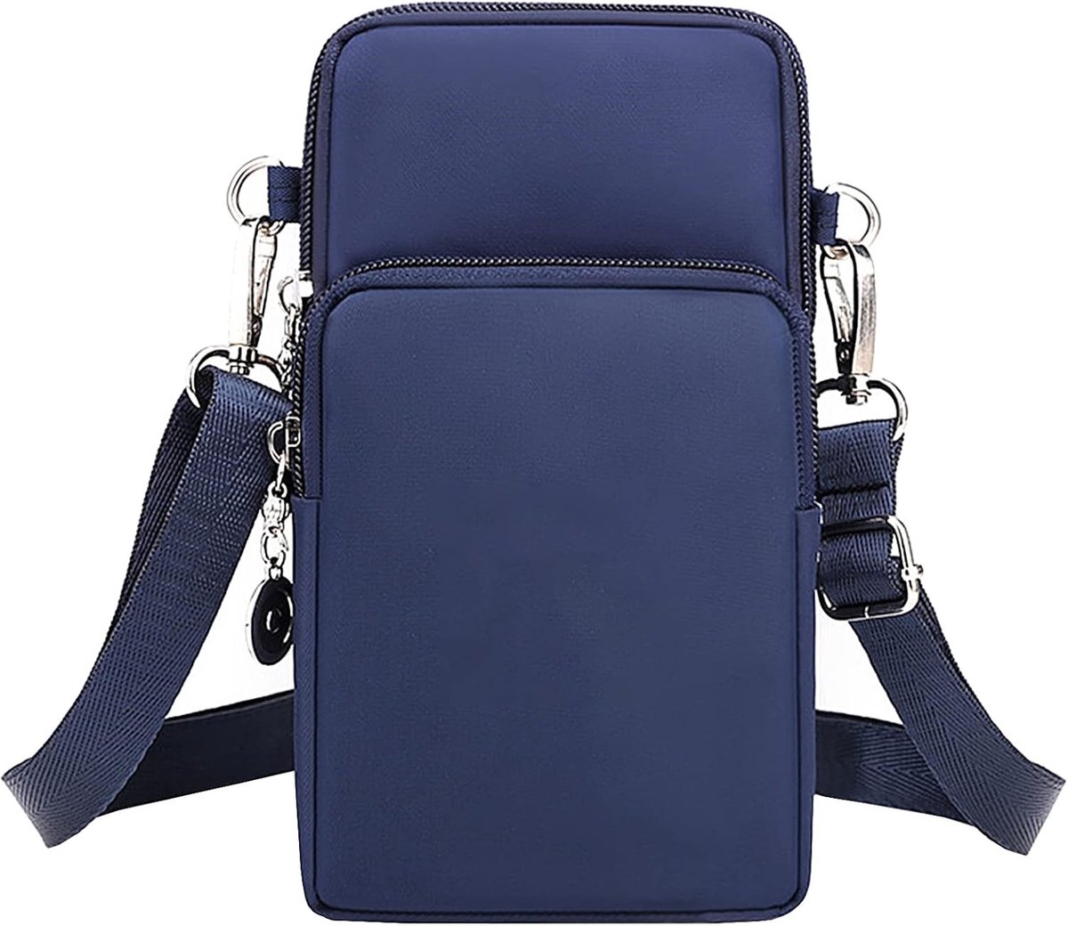 Dailygoods- Crossbody Bag Waterdicht - Oxford Stof - Verstelbare Schouderband - Armlus - Klein Formaat 10x5x19cm - Geschikt voor Telefoon - Schoudertas