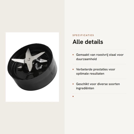 Dailygoods - Universele Extractor en Blendermes voor 1000W Juicer van Dailygoods — afbeelding 2