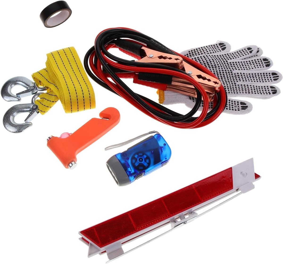 Noodkit Auto - Hulp Set - Weg Hulp - Compact Ontwerp - 300 cm - Diverse Kleuren