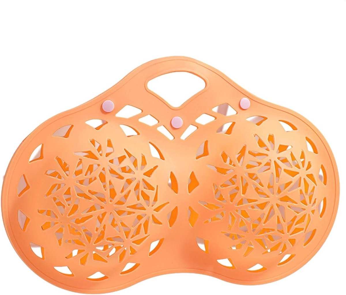 BH Waszak - Netwaszakken - Gevoelige Was Beschermen - Siliconen Mesh Materiaal - 38 x 25 x 6 cm - Oranje