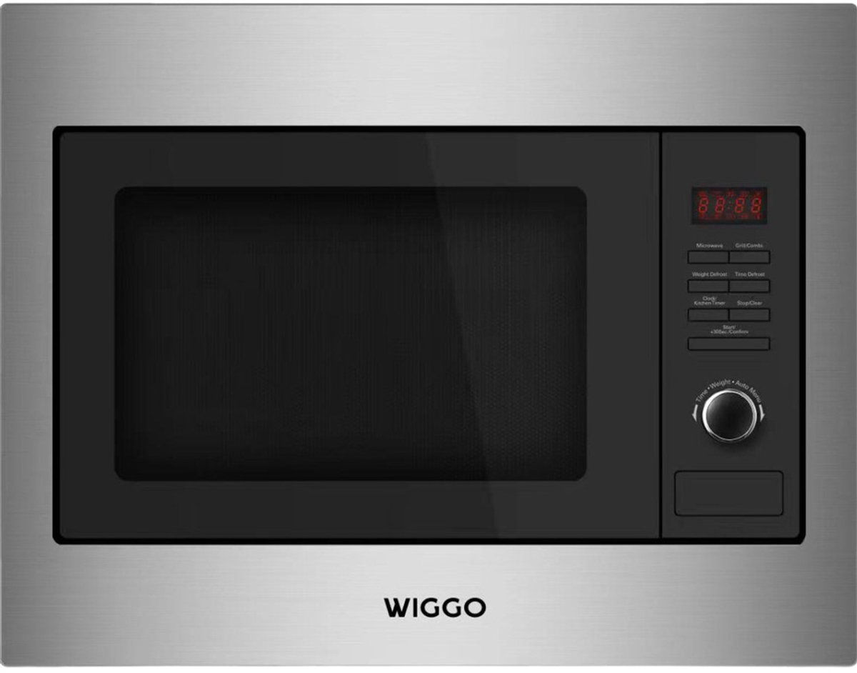 Wiggo WBM-G6025(X) Inbouw Combi Magnetron - 46 cm - Roestvrijstaal