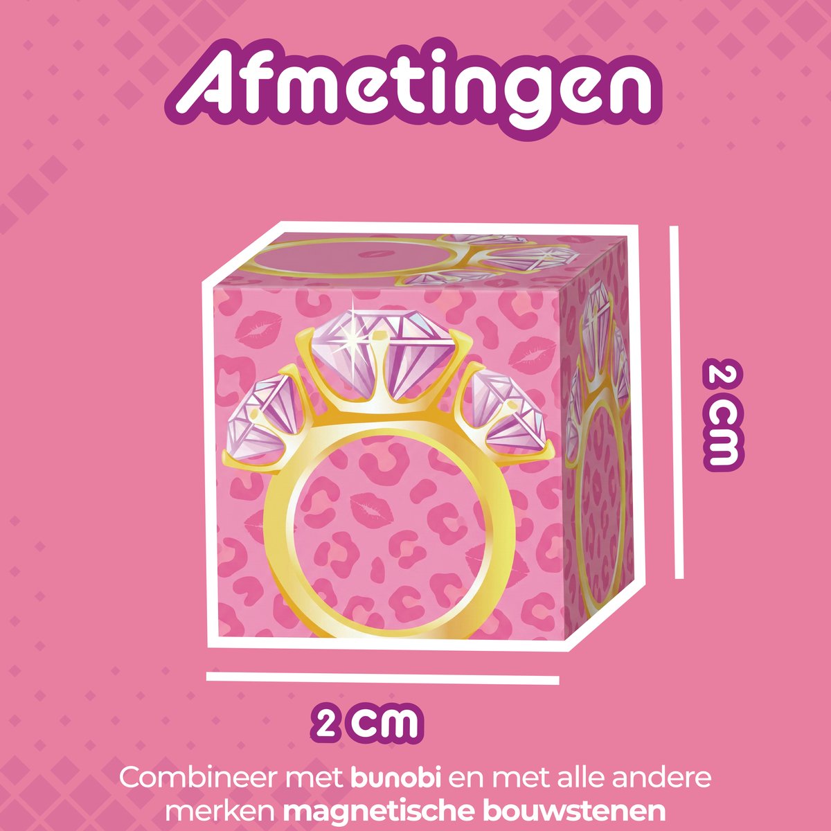 Bunobi® Magnetisch Speelgoed Prinses Kasteel – Magnetic Cubes 100 Stuks – Magnetische Bouwstenen - Magnetische Blokken – Montessori Speelgoed – Magneten Speelgoed — cadeau in Spellen & Speelgoed - foto 7