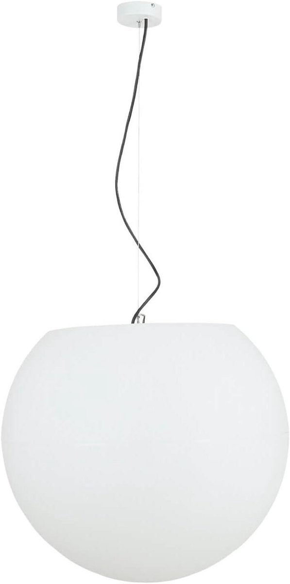 Buitenlamp Rond - Terras Verlichting - Buiten Verlichten - Groot Formaat - Ø60cm - Wit