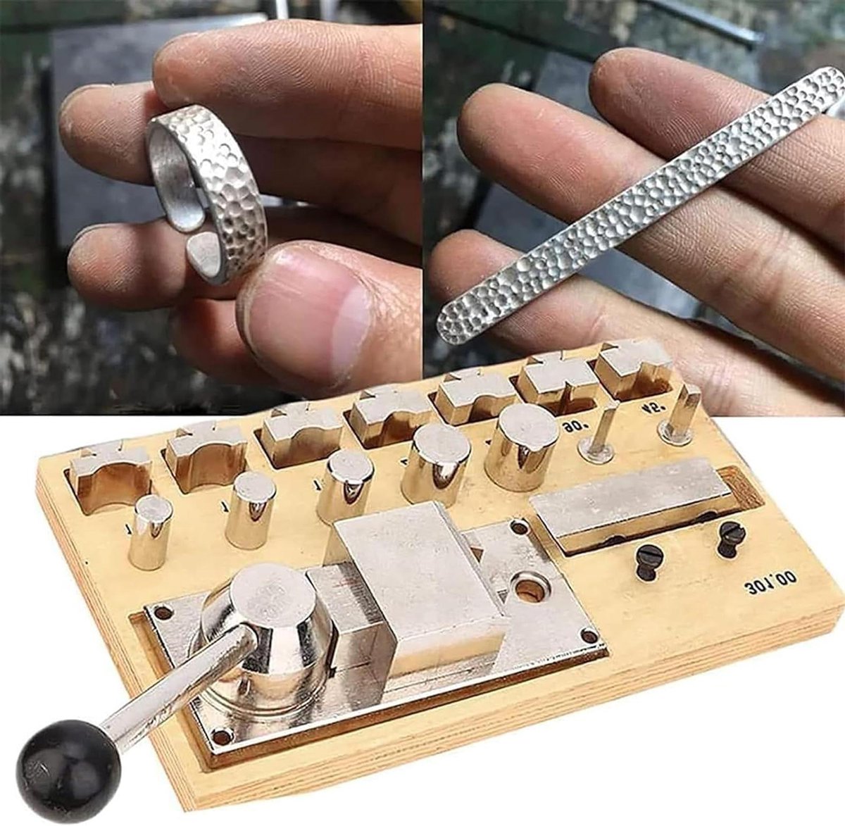 Ring Buig Gereedschap - Sieraden Maker - Sieraden Maken - Zes Maten - 12-22mm - Metaal