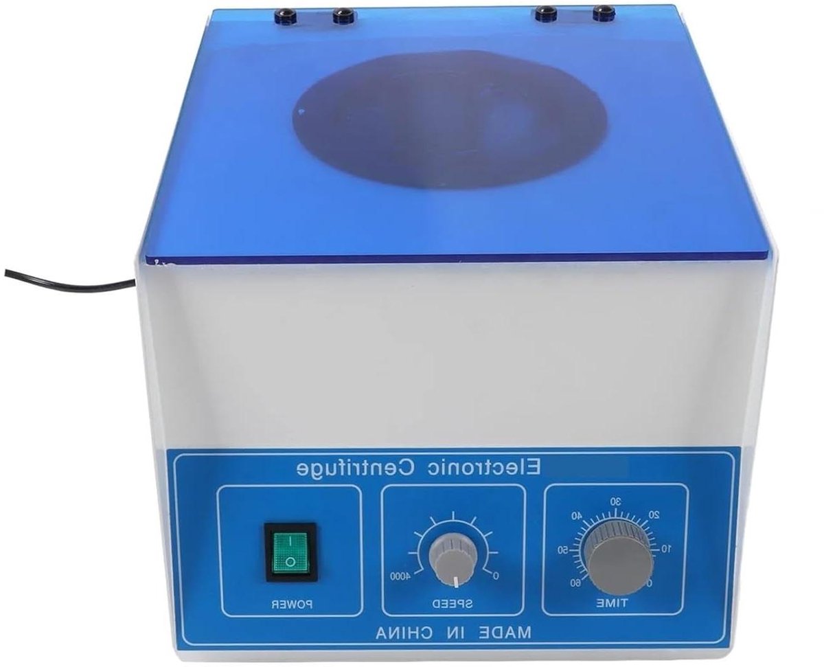 Laboratorium Centrifuge - Tafelmodel Machine - Vloeistoffen Scheiden - Nauwkeurige Controle - 20 ml x 12 - Grijs