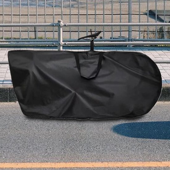 Fietstas Waterdicht - Fietsbagagehoes - Fietsen Op Reis - Scheurbestendig Oxford - 168 x 88 cm - Zwart — afbeelding 2