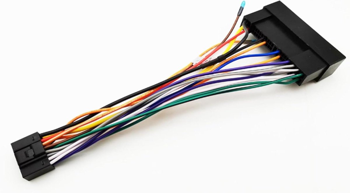 Autoradio Kabelboom - Adapter Kabel - Auto Radio Installatie - Plug en Play - 16 naar 18/24 Pin - Zwart