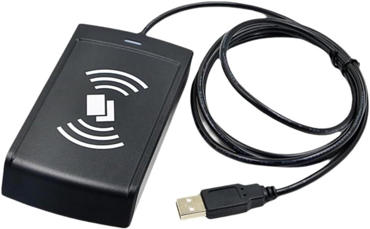 Kaartlezer - NFC lezer - Toegang Beheer - USB HID compatibel - N.v.t. - Zwart