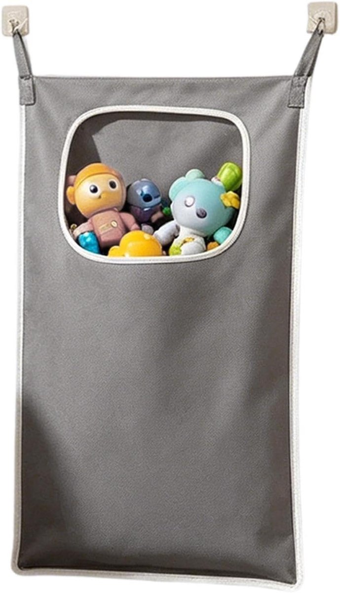 Deur Wasmand - Opbergtas Organizer - Ruimte Besparen - Zijrits Extractie - 21x16x7 cm - Zwart