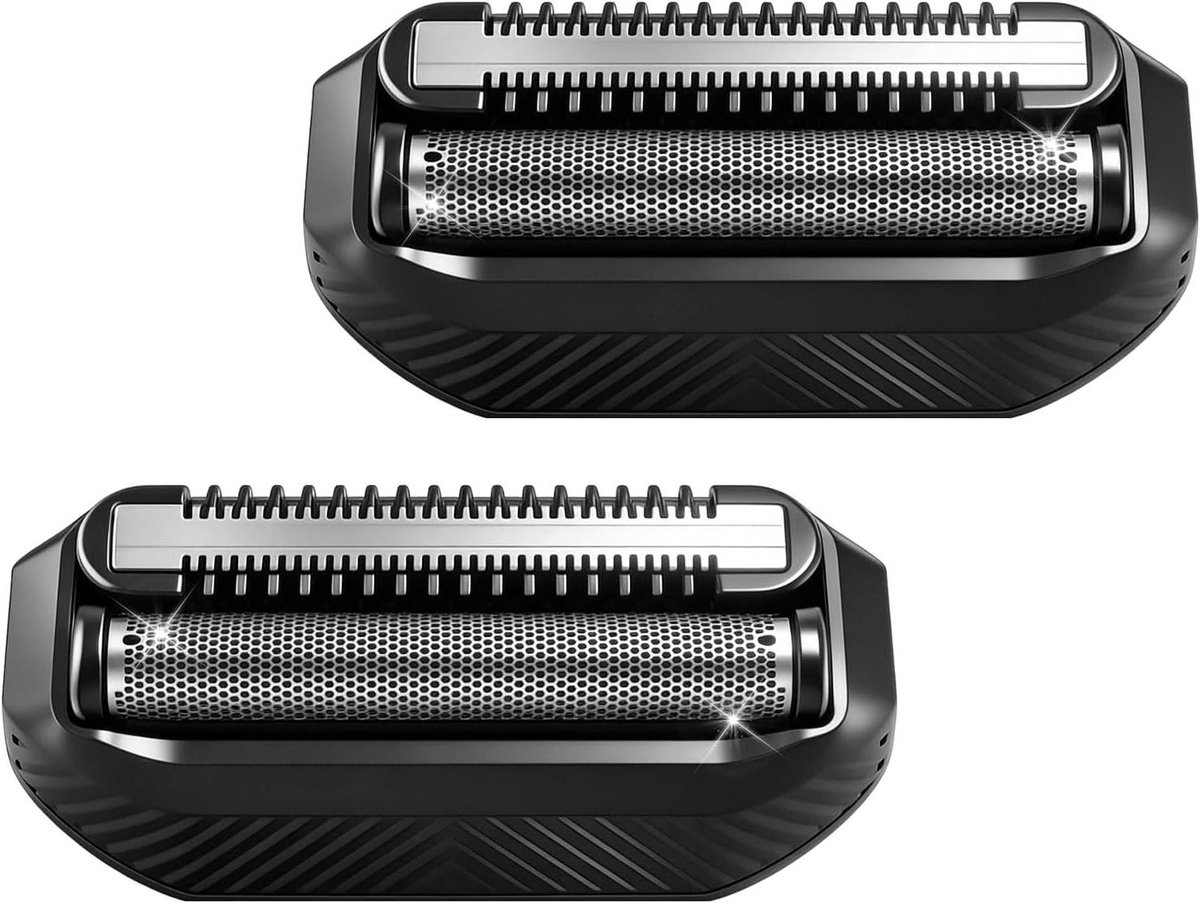 Tondeuse Reservemesjes - Haar Trimmer Onderdelen - Persoonlijke Verzorging - Aluminium Bladen - 2 Stuks - Zilver