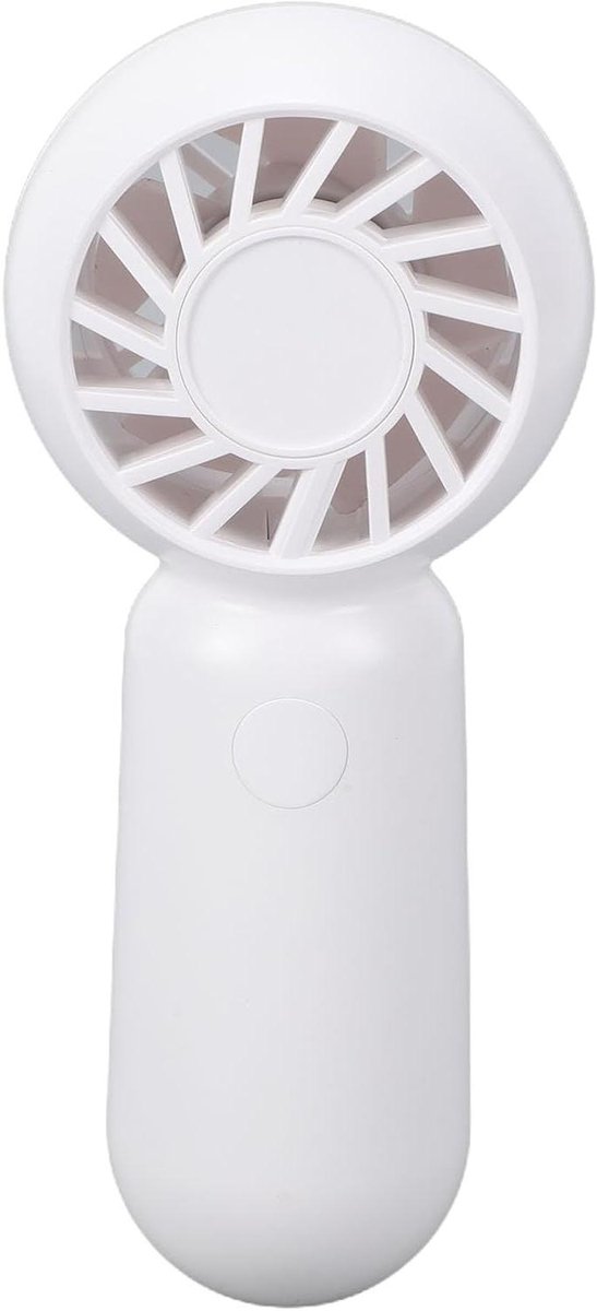 Draagbare Nekventilator - Handsfree Ventilator - Persoonlijke Koeling - Verborgen Bladen - 12x6x4 cm - Wit