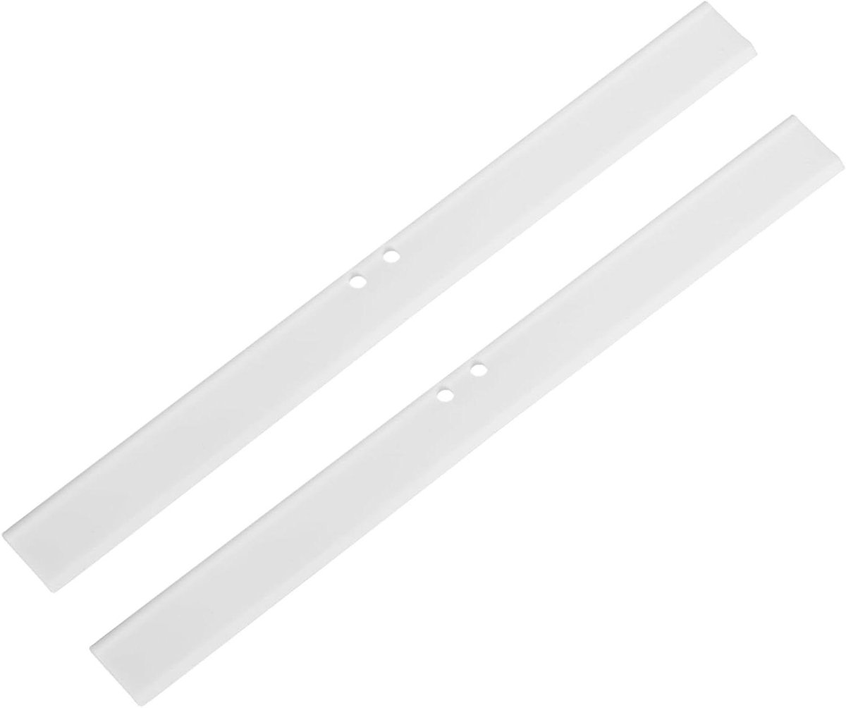 Douchetrekker Rubber - Vervangend Rubber - Glas Reinigen - Robuust Materiaal - 25 cm - Wit