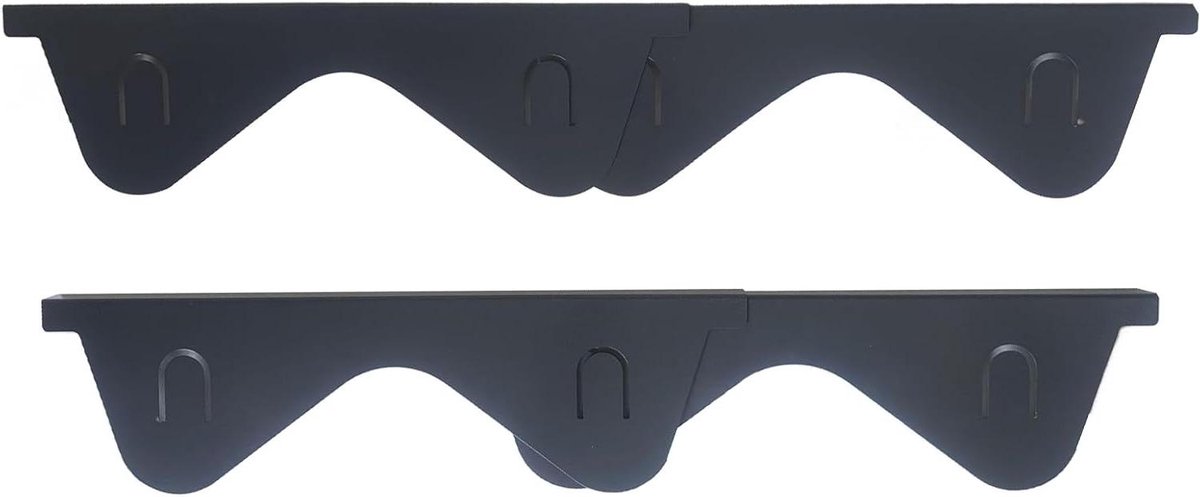 Ovenspleet Beschermer - Aanrecht Bescherming - Keuken Schoonhouden - Roestvrij Staal - Verstelbaar 35-70cm - Zwart
