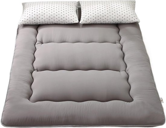 Dikke Slaapmatras - Opvouwbaar Kussen - Comfortabel Slapen - Ruimtebesparend Ontwerp - 100 x 200 cm - Paars — afbeelding 4