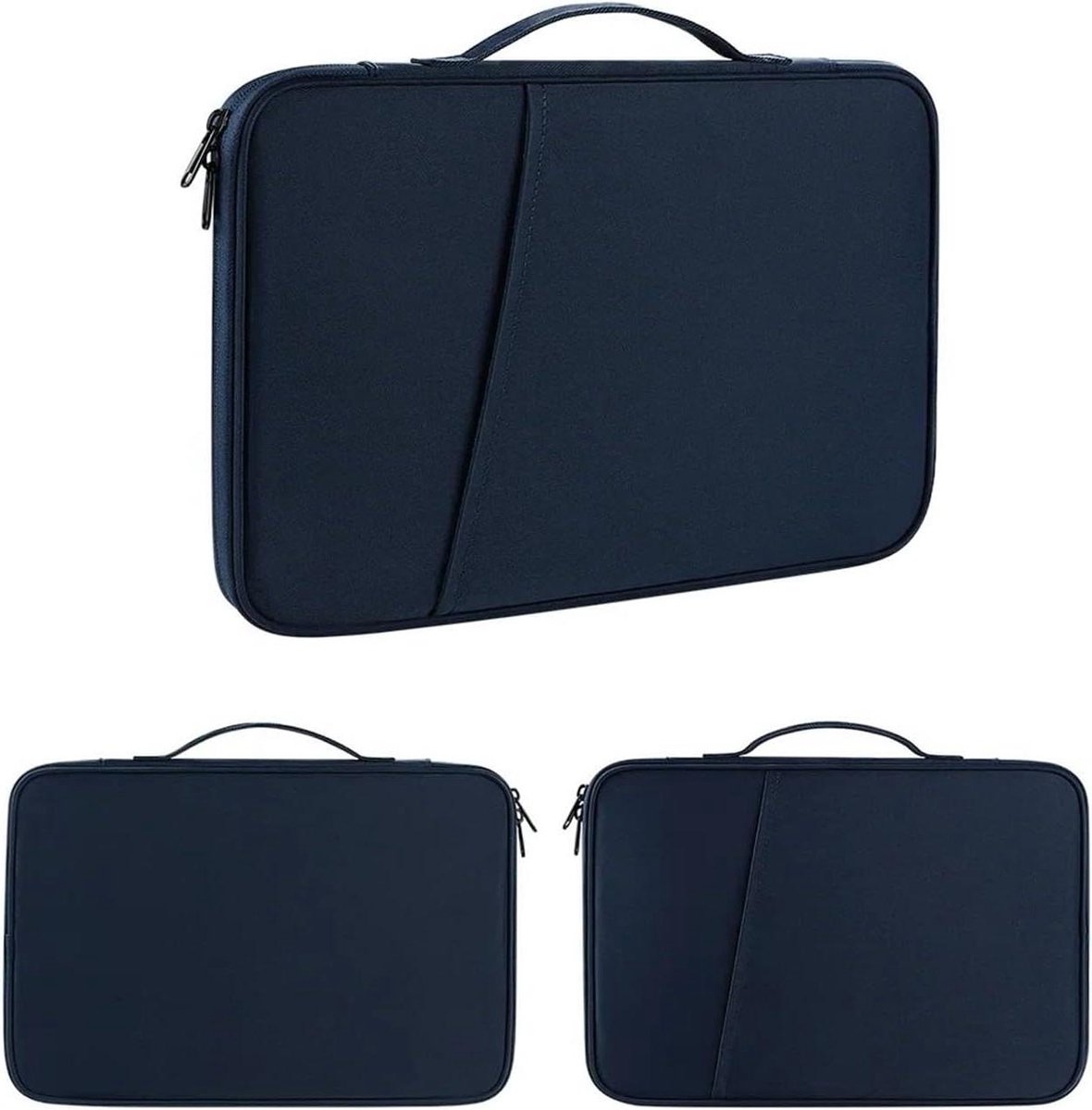 Tablethoes - Laptop tas - Veilig vervoeren - Schokabsorberend interieur - 35.5 cm - Blauw