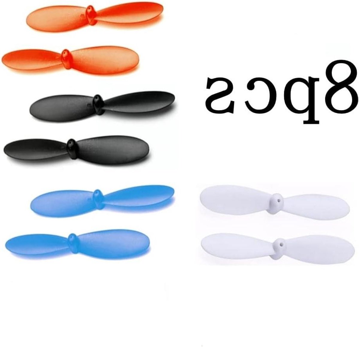 Drone Propellers - Reserve Bladen - Vliegplezier - Lichtgewicht Ontwerp - 8 Stuks - Zwart