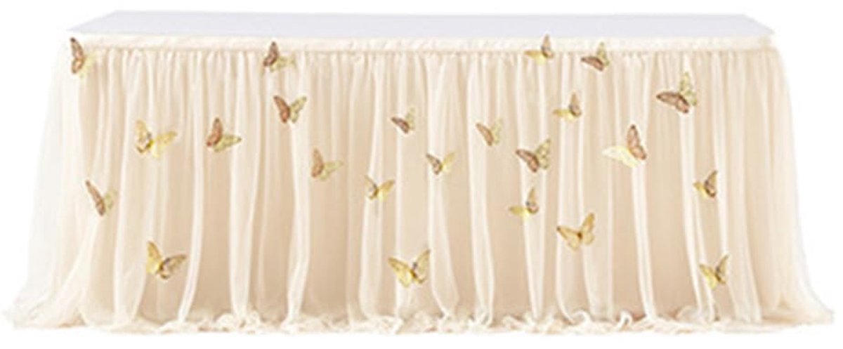 Dailygoods - Tafelrok van Tule voor Feestdecoratie