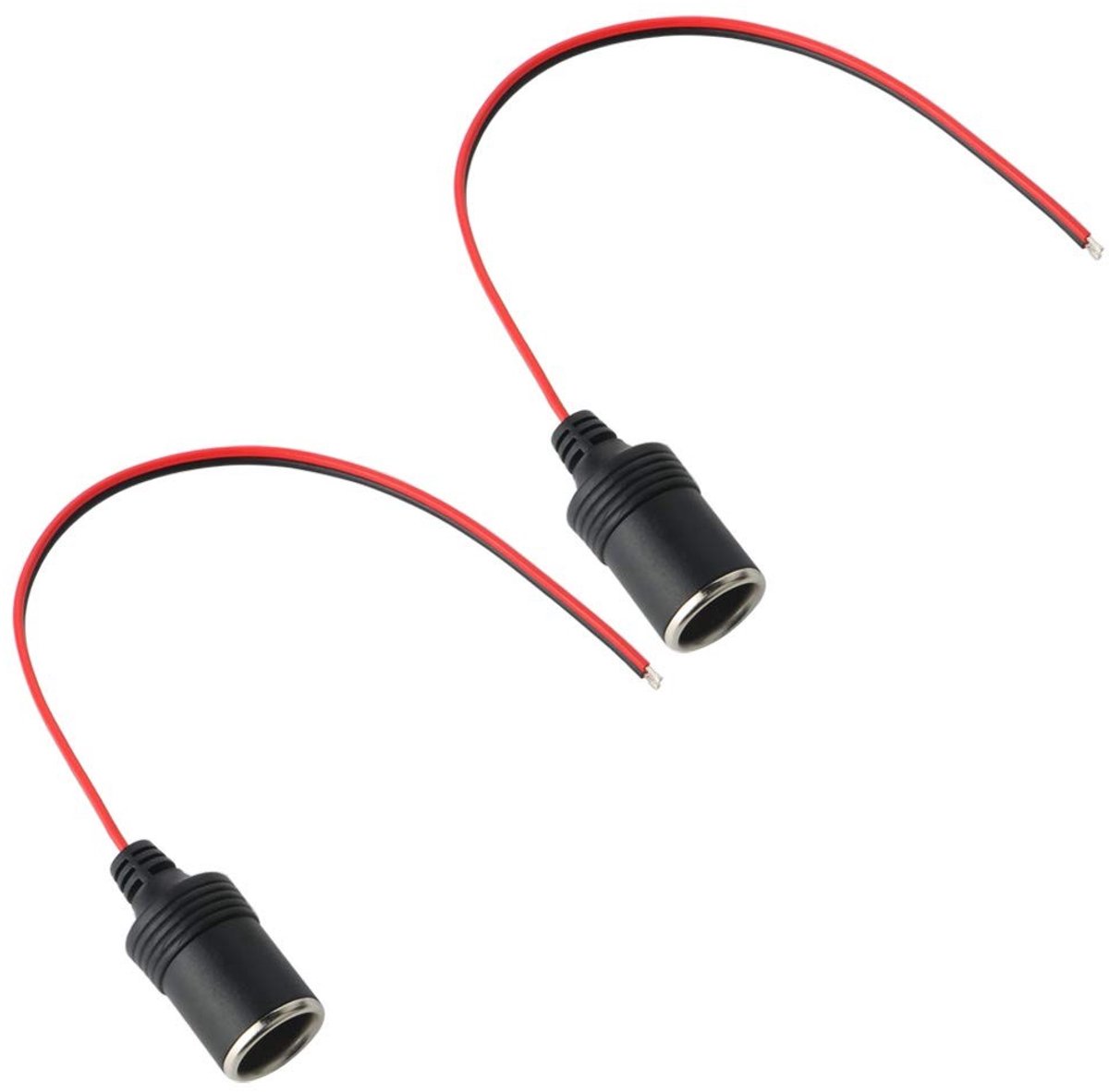 Dailygoods - 12V Sigarettenaansteker Stekkeradapter voor Auto en Boot (2 stuks)