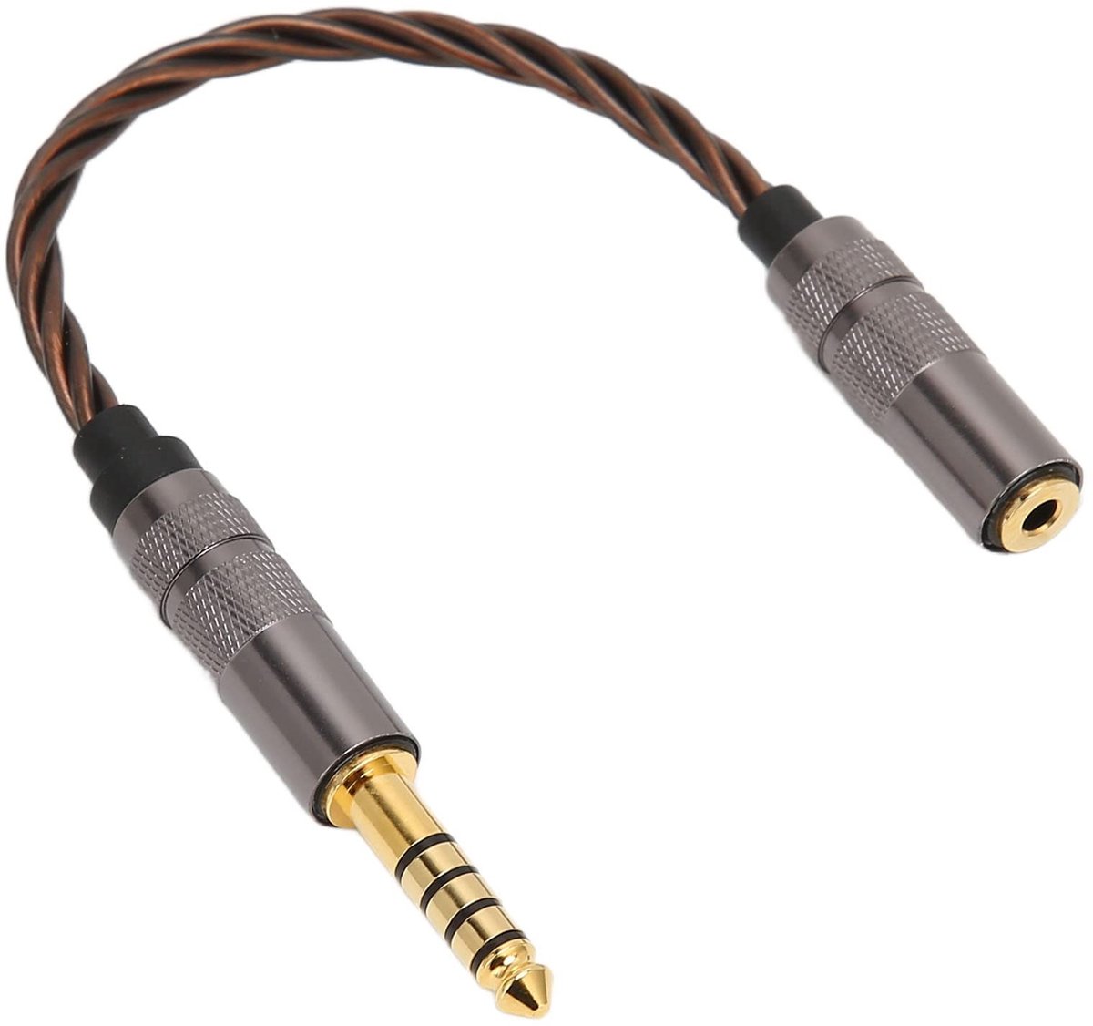 Dailygoods - Hoofdtelefoonadapterkabel van Zuurstofvrij Koper