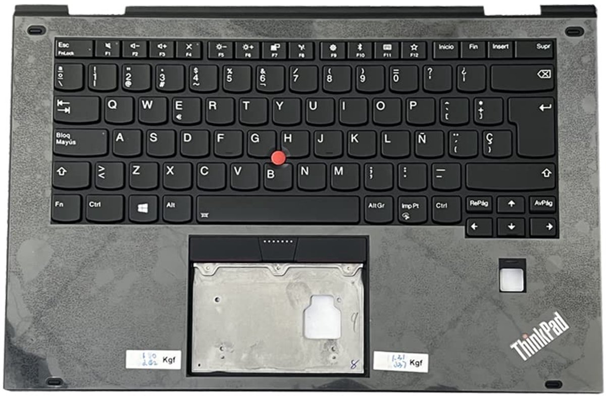 Dailygoods - Toetsenbord Shell met Polssteun voor Lenovo ThinkPad X1 Yoga