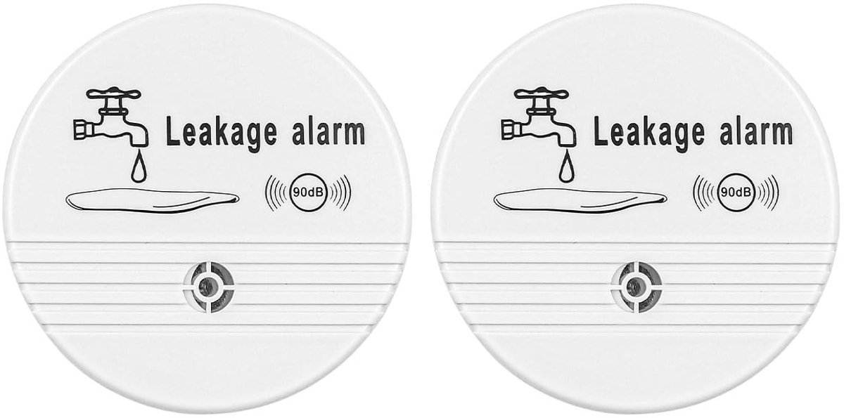 Dailygoods - Dailygoody - Water Leak Detector Alarm - Slimme Water Sensor - Voor Thuisgebruik - Beschermt tegen waterschade - Betrouwbaar en efficiënt - Eenvoudige