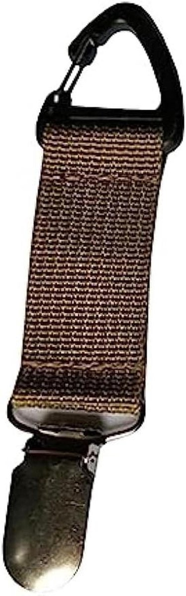 Hoed Clip - Reis Accessoire - Reizen en Opslag - Eenvoudig Bevestigen - 13 cm - Kaki