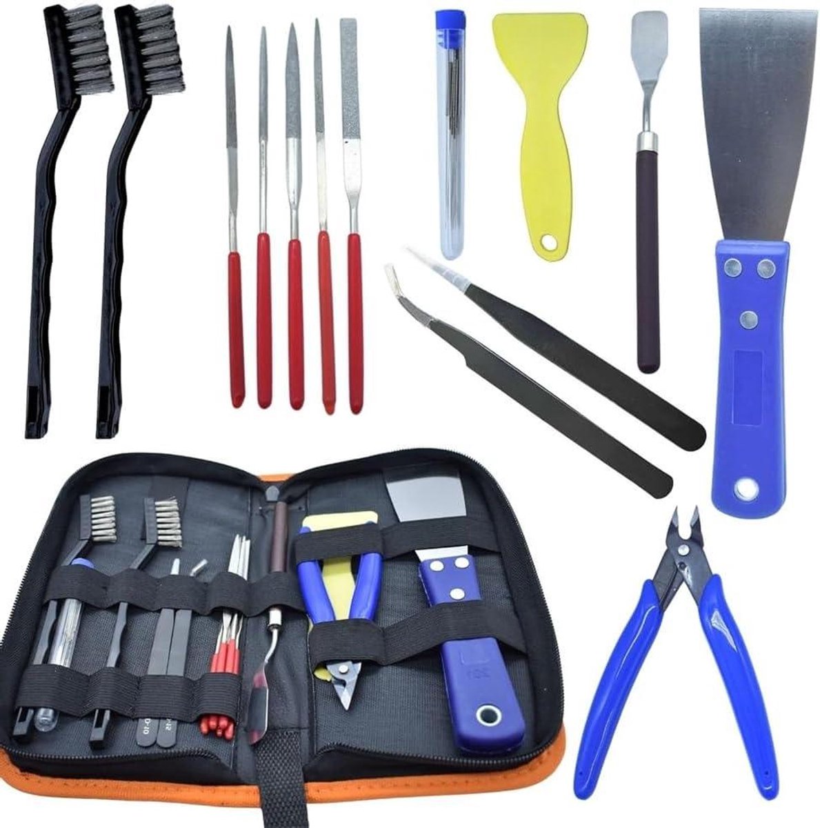 3D Printer Toolkit - Reparatie Set - Modelbouw Onderhoud - 24 Delig - 389 g - Foto Kleur