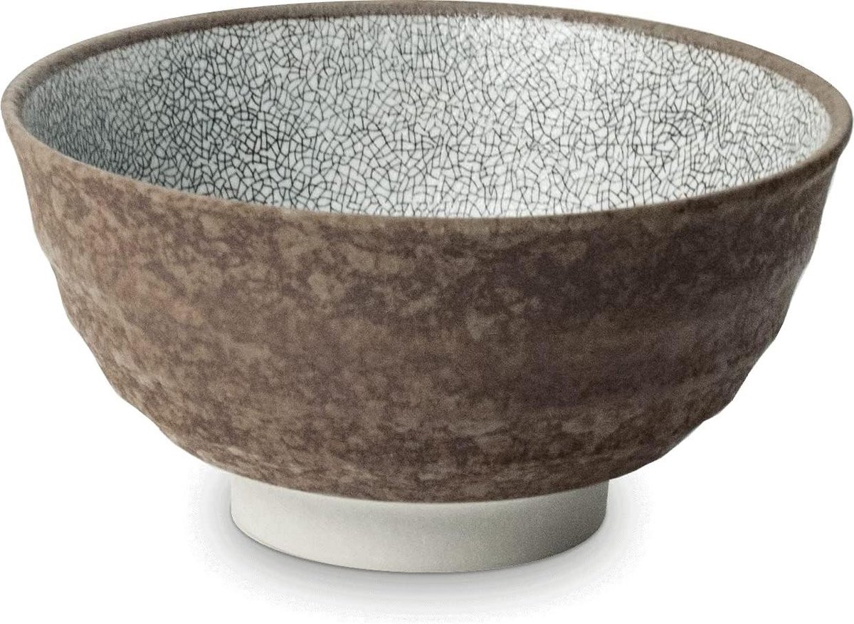 Mengkom Rond - Keuken Kom - Japanse Gerechten - Magnetron Bestendig - 17cm Diameter - Wit