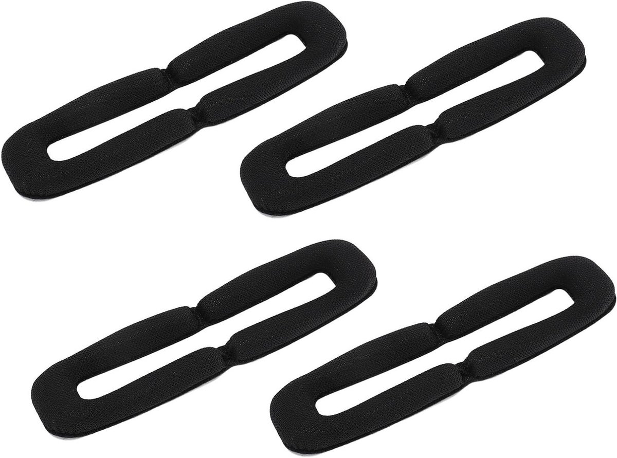 4 Stuks Vervangende Hoofdband Kussens voor Gaming Headsets, Zachte Mesh Oorkussens voor Comfort en Geluidsisolatie