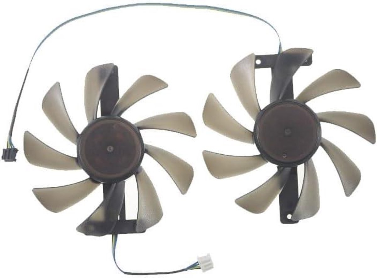 Grafische Ventilator - Koeler Onderdeel - Computer Koeling - Hoge Kwaliteit - 87MM - Zwart