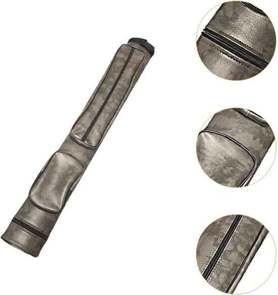 Biljartkeu Tas - Pool Stick Houder - Veilig Transport - Ruimte voor Accessoires - 81 x 7 x 8 cm — afbeelding 4