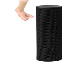 Enkelsteunmouw - Enkelbrace beschermhoes - Sportondersteuning - Vrij te knippen - 12.5 x 8 cm - Zwart