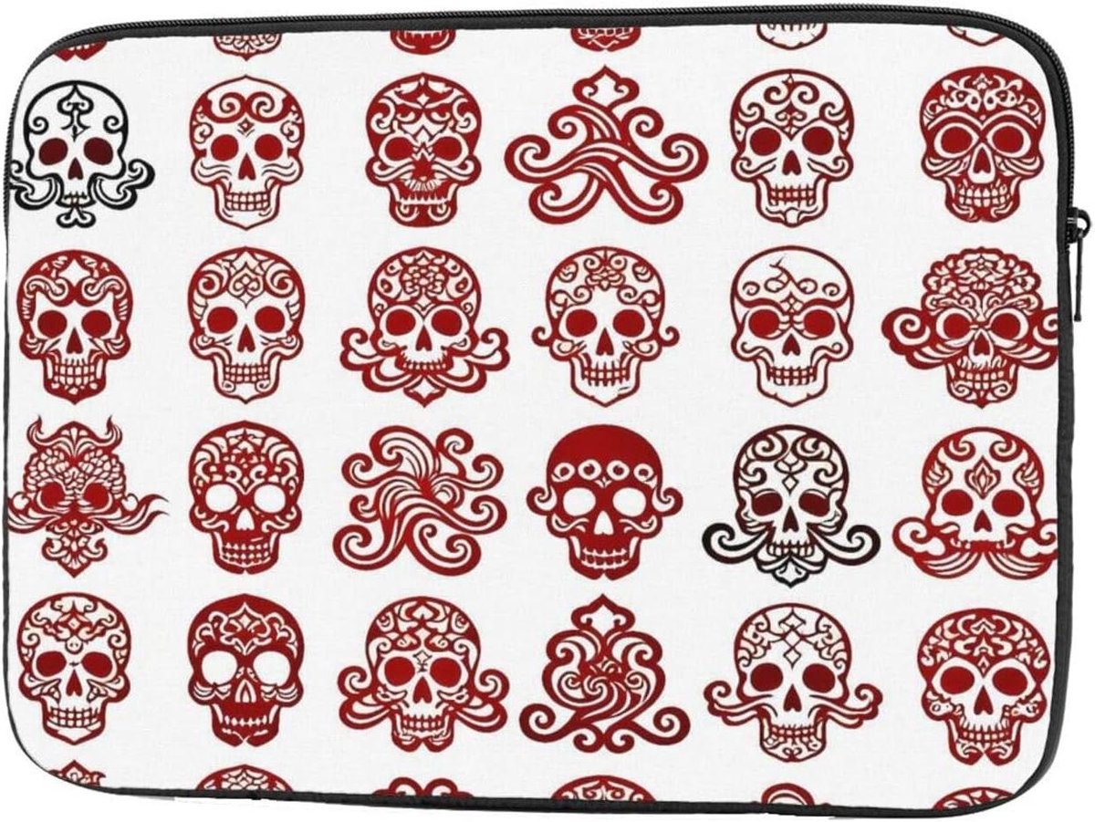 Laptop Sleeve - Computer Tas - Dagelijks Vervoer - Schokabsorberend - 17 Inch - Rood