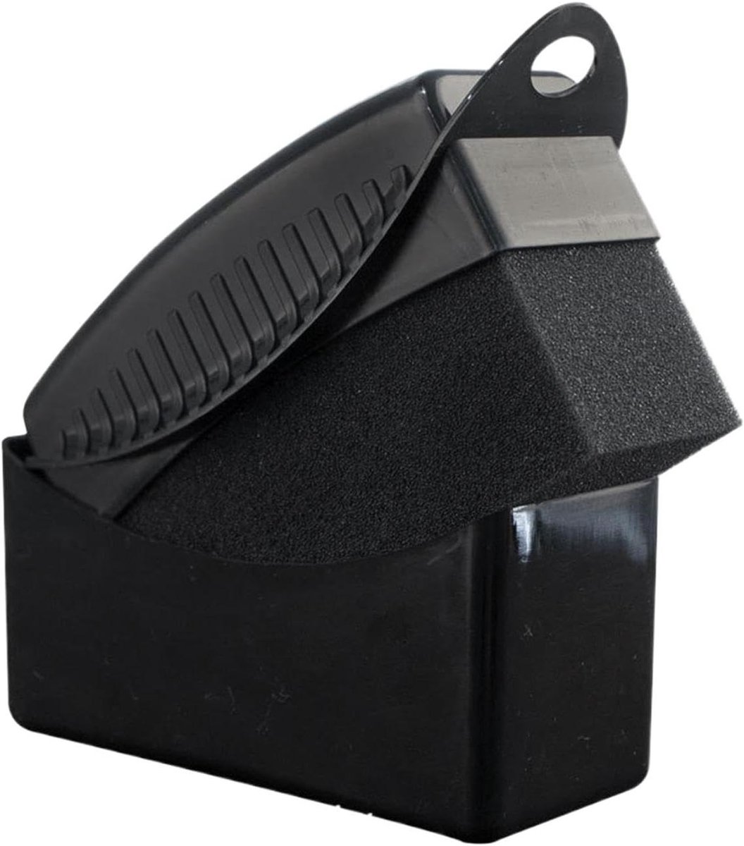 Banden applicator spons - Wax spons - Auto poetsen - Zachte schuimstructuur - 1 stuk - Zwart