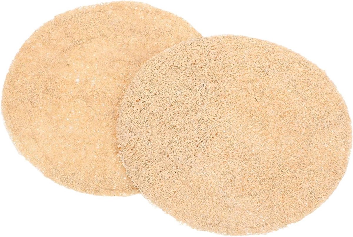 Afdruipmatten Zeep - Zeepbakjes - Zeep Droog Houden - Efficiënte Waterafvoer - 11 cm - Beige