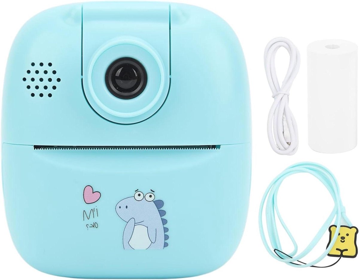 Digitale Camera - Instant Printer - Direct Printen - 2-in-1 Functie - 2.0 inch IPS - Blauw